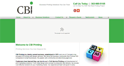 Desktop Screenshot of cbiprinting.com